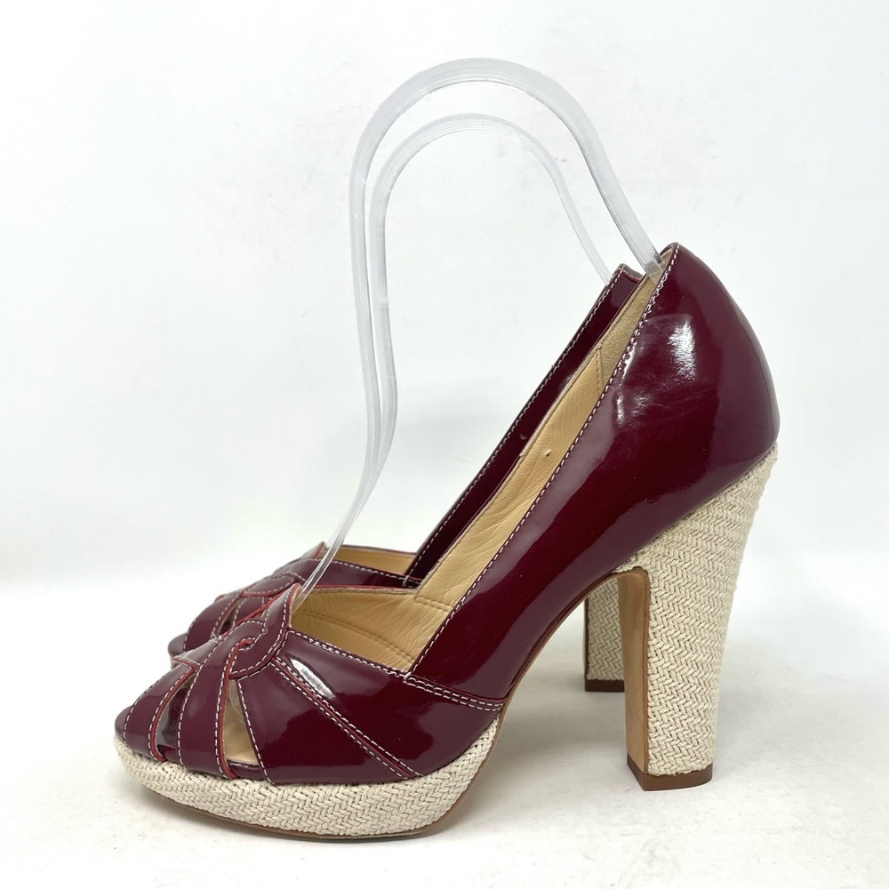 Cole Haan‎ D21439 Pumps Red Patent Leather Womens 6 - Picture 4 of 8